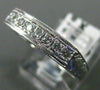 ESTATE .30CT DIAMOND 18K WHITE GOLD 3D FILIGREE WEDDING ANNIVERSARY RING #16944