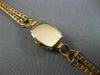 ANTIQUE .84CT OLD MINE CUT DIAMOND & RUBY 14KT ROSE GOLD 3D ART DECO WATCH #2076