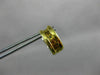ESTATE WIDE .65CT AAA CITIRINE & BLUE TOPAZ 14K TWO TONE GOLD 3D EARRINGS #26346