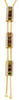 1.02CT DIAMOND & AAA MULTI COLOR SAPPHIRE 14KT YELLOW GOLD LARIAT LOVE NECKLACE