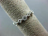 .25CT DIAMOND 14KT WHITE GOLD 3D 5 STONE FILIGREE SEMI ETERNITY ANNIVERSARY RING