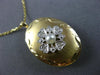 .09CT DIAMOND & AAA SOUTH SEA PEARL 14KT YELLOW GOLD HEART LOCKET PENDANT #26417