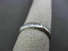 ESTATE DIAMOND 18KT WHITE GOLD FILIGREE ETERNITY WEDDING ANNIVERSARY RING #16977