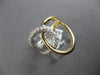 ESTATE .31CT DIAMOND 14KT WHITE & YELLOW GOLD 3D CLASSIC LOVE KNOT FUN LOVE RING