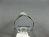 ESTATE LARGE .37CT DIAMOND 14KT WHITE GOLD 3D INFINITY LOVE KNOT LOVE FUN RING