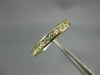 ESTATE .33CT DIAMOND 14KT YELLOW GOLD 3D CHANNEL COMFORT FIT ANNIVERSARY RING
