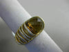 ESTATE WIDE 5.61CT DIAMOND & AAA SMOKEY TOPAZ 14KT WHITE GOLD 3D ZEBRA RING
