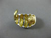 ESTATE LARGE 18KT WHITE & YELLOW GOLD 3D MULTI ROW TWISTED CLIP ON EARRINGS