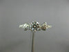ANTIQUE .68CT DIAMOND 14KT WHITE GOLD 3D WOVEN SOLITAIRE ENGAGEMENT RING #21016