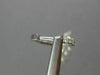 ESTATE 1.23CT DIAMOND 14K WHITE GOLD 3D FLOWER LEVERBACK HUGGIE HANGING EARRINGS