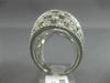 ESTATE MASSIVE 6.82CT DIAMOND 18KT WHITE GOLD ETOILE MULTI ROW COCKTAIL RING E/F