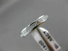 ESTATE .55CT DIAMOND 14KT WHITE GOLD 3D CLASSIC CHANNEL ANNIVERSARY RING #18951
