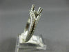 ESTATE .45CT DIAMOND 14KT WHITE GOLD V SHAPE CLASSIC SEMI MOUNT ENGAGEMENT RING
