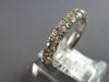 .99CT DIAMOND 14K WHITE GOLD CLASSIC ROUND SHARED PRONG WEDDING ANNIVERSARY RING