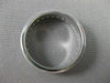ESTATE WIDE 1.20CT DIAMOND 14K WHITE GOLD MILGRAIN ETERNITY RING DAZZLING #20383