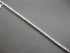 ESTATE LARGE 8.30CT DIAMOND 14KT WHITE GOLD 3D CLASSIC ROUND 5MM TENNIS BRACELET