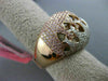 ESTATE EXTRA LARGE 2.53CT DIAMOND 18KT WHITE & ROSE GOLD OPEN FILIGREE DOME RING