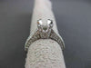 ESTATE .70CT DIAMOND 14K WHITE GOLD 3D FILIGREE SEMI MOUNT ENGAGEMENT RING 19360