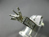 1.60CT DIAMOND PLATINUM ROUND PRINCESS BAGUETTE SEMI MOUNT ENGAGEMENT RING 13900