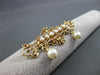ANTIQUE 14K YELLOW GOLD & AAA SOUTH SEA PEARL VICTORIAN CROWN BROOCH / PIN 22527