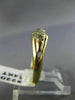 ESTATE .20CT DIAMOND 14KT YELLOW GOLD 3D 5 STONE WEDDING ANNIVERSARY RING #22008
