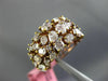 ESTATE WIDE 3.81CT PINK DIAMOND 18KT ROSE GOLD 3D MULTI SHAPE ANNIVERSARY RING