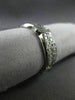 ANTIQUE 1.58CT OLD MINE DIAMOND PLATINUM DOUBLE WAVE ETERNITY FUN RING #18829