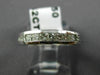 ESTATE .42CT DIAMOND 14K WHITE GOLD 3D FILIGREE CHANNEL ANNIVERSARY RING 18149