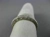 ESTATE .50CT DIAMOND 14KT WHITE GOLD 3D DOUBLE SIDED ETERNITY ANNIVERSARY RING