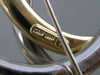 ANTIQUE LARGE 14K WHITE YLW GOLD CLETIC KNOT PIN BROOCH #20843