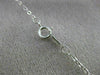 ESTATE AAA PEARL 14KT WHITE GOLD 3D BY THE YARD DIAMOND CUT NECKLACE #24945