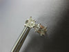 .92CT DIAMOND 18KT WHITE GOLD 3D KITE CUT & BAGUETTE INVISIBLE HANGING EARRINGS