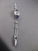 ANTIQUE 4.40CTW OLD MINE DIAMOND AMETHYST PLATINUM SMITH PATTERSON WATCH #2573
