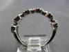 ESTATE WIDE 1.13CT DIAMOND 18K WHITE GOLD ROUND INFINTY WEDDING ANNIVERSARY RING