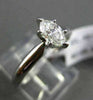 ESTATE .42CT DIAMOND 14KT WHITE GOLD CLASSIC SOLITAIRE MARQUISE ENGAGEMENT RING