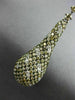 LARGE 3.66CT WHITE & FANCY CHOCOLATE DIAMOND 18KT WHITE GOLD 3D HANGING EARRINGS