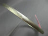 ESTATE .40CT DIAMOND 14KT WHITE GOLD 3D 11 STONE MATTE AND SHINY BANGLE BRACELET