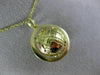 ESTATE 18K YELLOW & ROSE GOLD 3D ALL AROUND THE WORLD HANDCRAFTED PENDANT #26296