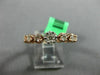 ESTATE 1.42CT DIAMOND 14KT WHITE & ROSE GOLD 3D FLOWER ETERNITY ANNIVERSARY RING