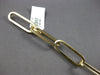 LARGE & LONG 1.1CT DIAMOND 14KT 2 TONE GOLD 3D CLASSIC OVAL LINK TENNIS BRACELET