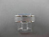 ESTATE 14KT WHITE GOLD MATTE & SHINY WEDDING ANNIVERSARY BAND RING 6mm #23155