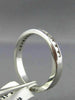 ESTATE .40CT DIAMOND 14KT WHITE GOLD SEMI ETERNITY CHANNEL ANNIVERSARY RING 1634