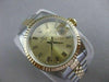 MINT ROLEX OYSTER PERPETUAL DATE 2 TONE 18K GOLD SS LADIES WATCH BOX 26M #21584