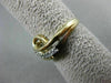 ESTATE .20CT DIAMOND 14KT WHITE & YELLOW GOLD OPEN HEART LOVE KNOT RING #17684
