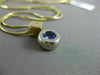 ESTATE .55CT DIAMOND & AAA TANZANITE 18KT YELLOW GOLD 3D BEZEL ETOILE PENDANT