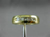 .70CT PRINCESS DIAMOND 14KT YELLOW GOLD 5 STONE INVISIBLE ANNIVERSARY RING #1288