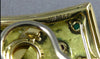 EXTRA LARGE DAVID WEBB 5.20CT MULTI GEM 18KT YELLOW GOLD HANGING EARRINGS #26673