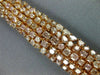 ESTATE EXTRA LARGE GIA 24CT PINK DIAMOND 18KT ROSE GOLD CLUSTER TENNIS BRACELET