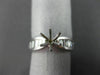 ESTATE .90CT DIAMOND 14KT WHITE GOLD CLASSIC 6 PRONG SEMI MOUNT ENGAGEMENT RING
