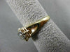 ESTATE WIDE .20CT OLD MINE DIAMOND 14K 2 TONE GOLD SQUARE ENGAGEMENT RING #19273